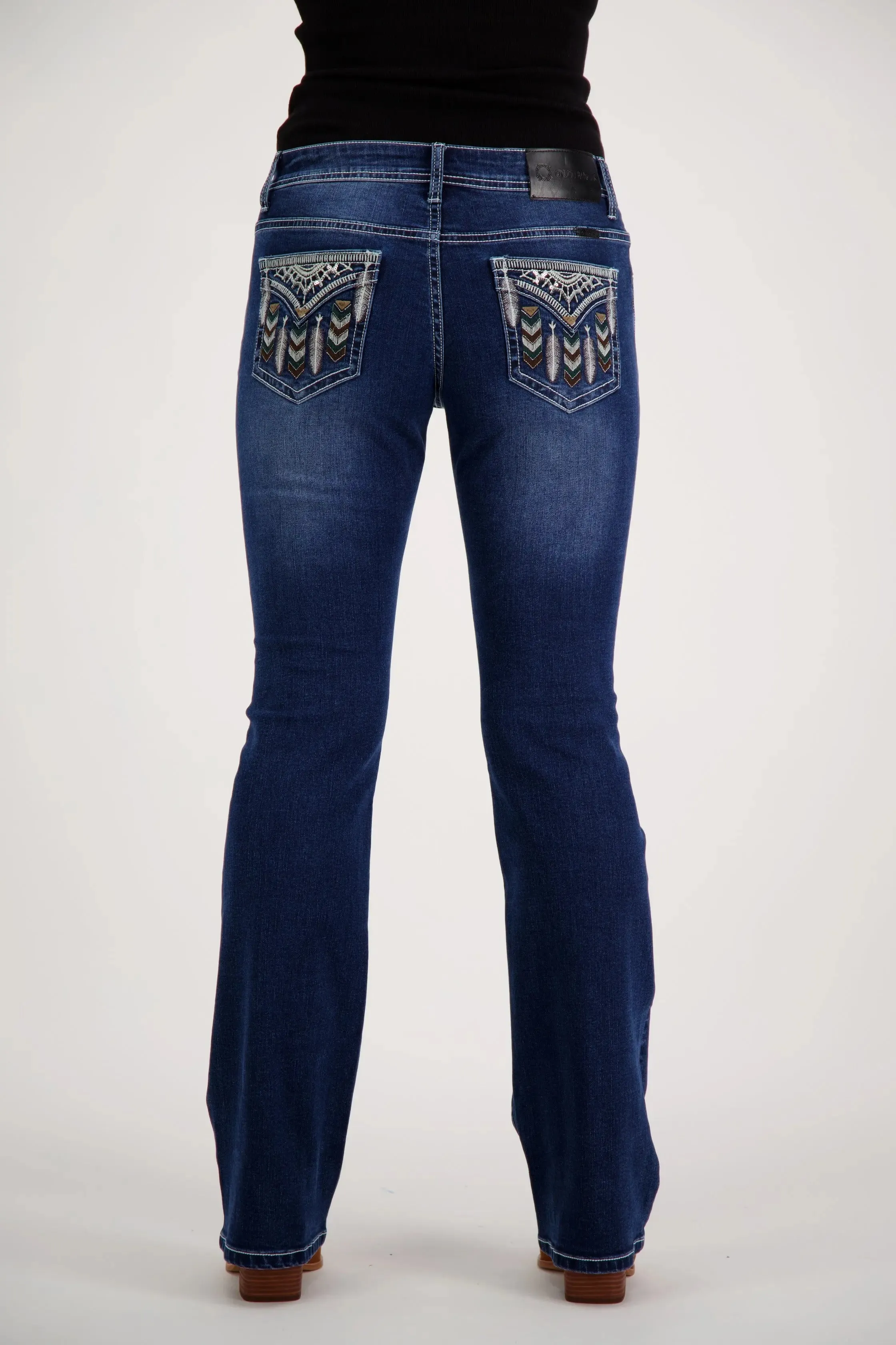 Brandy Bootcut Premium Stretch Denim Bling Jeans