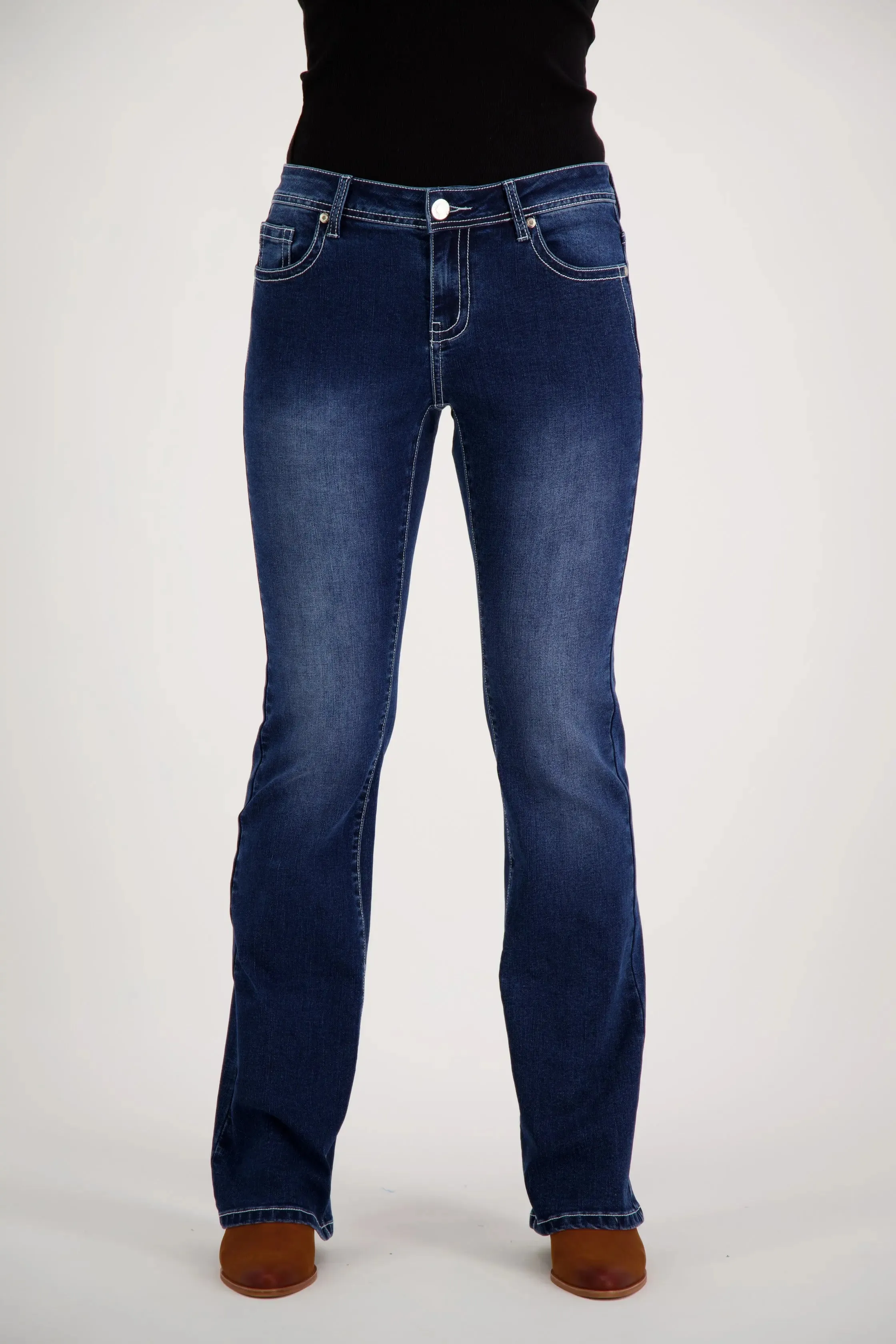 Brandy Bootcut Premium Stretch Denim Bling Jeans