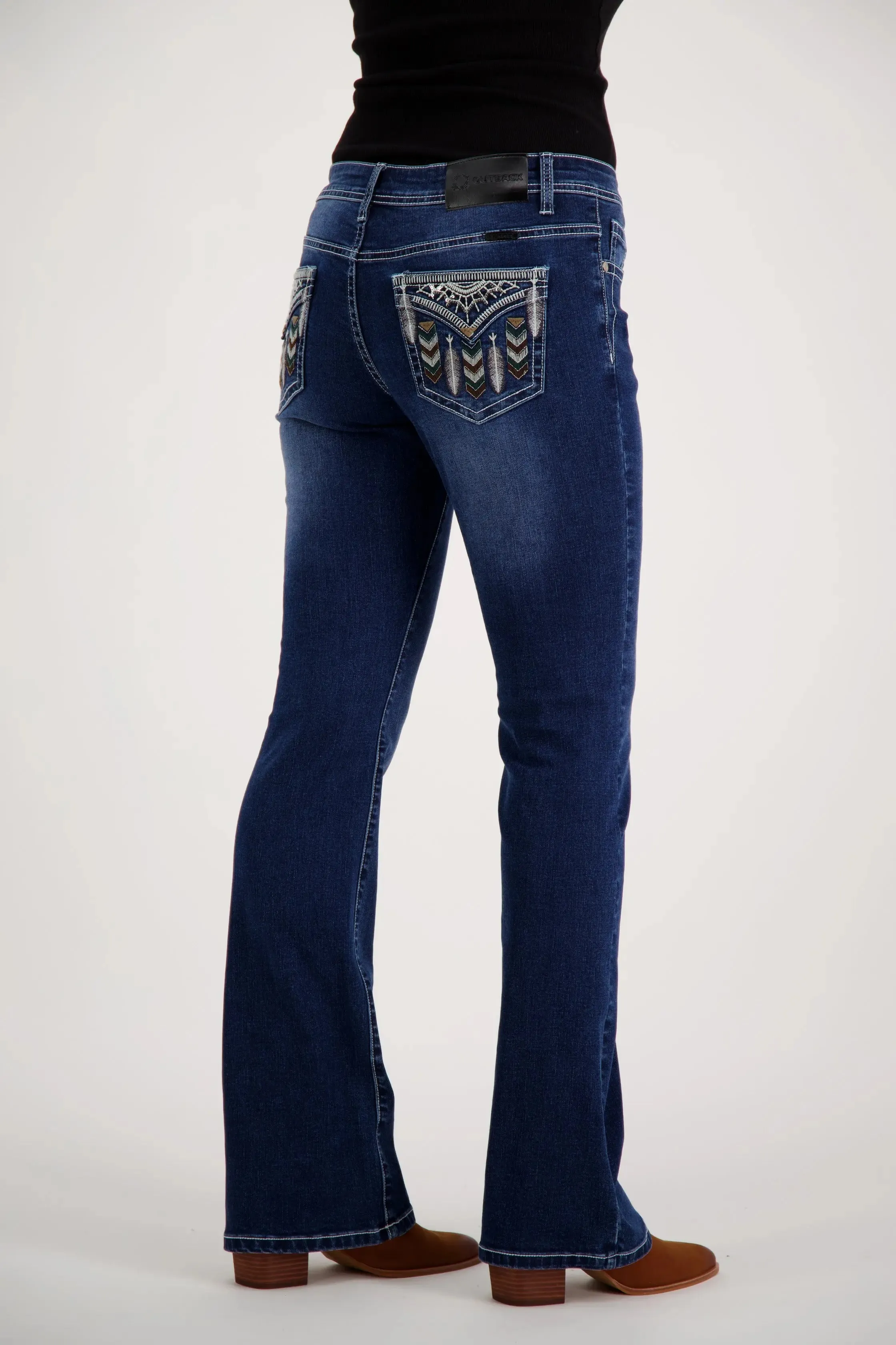 Brandy Bootcut Premium Stretch Denim Bling Jeans