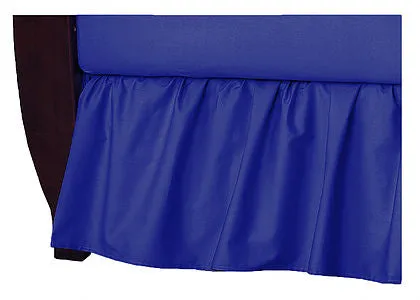 Brixy 100% Cotton Percale Crib Skirt - Solids