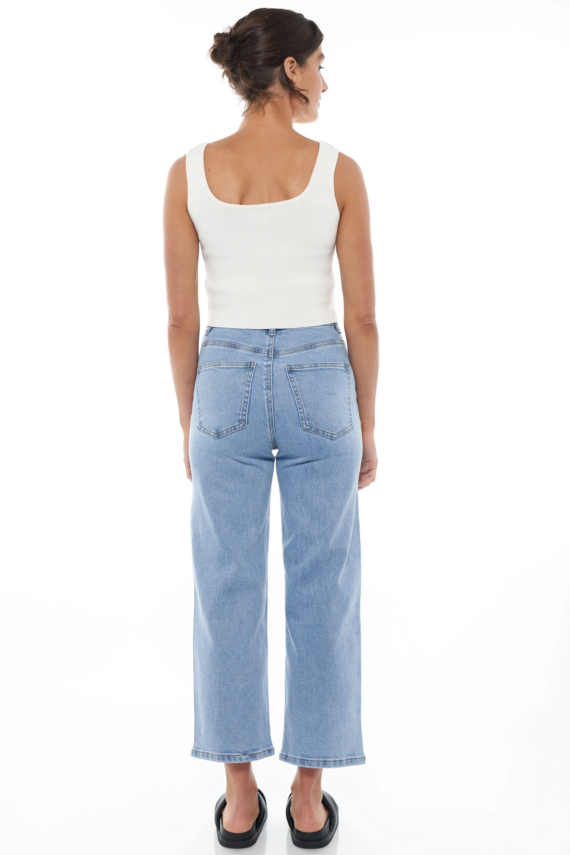 By The Way Crop Wide Jean