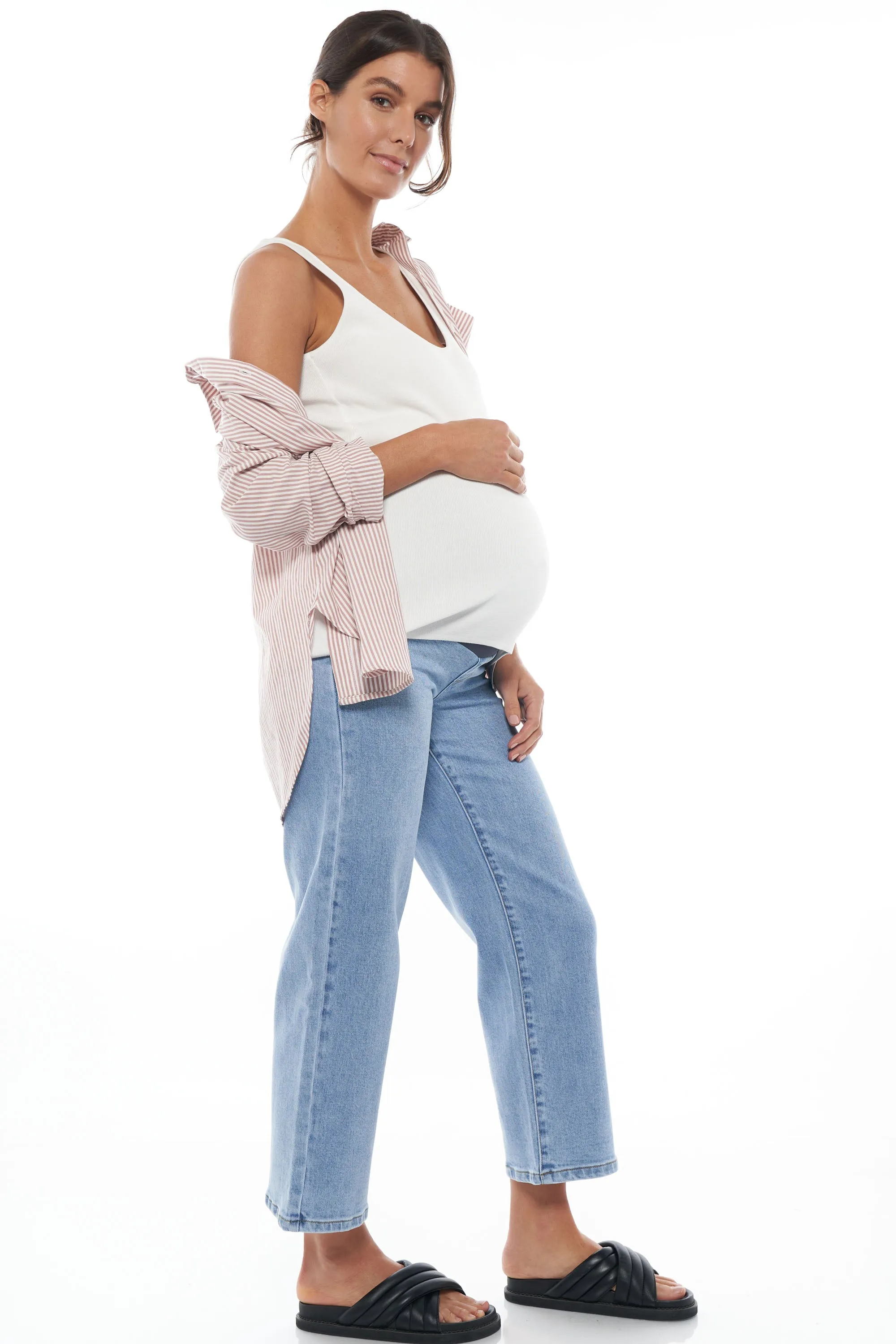 By The Way Crop Wide Jean