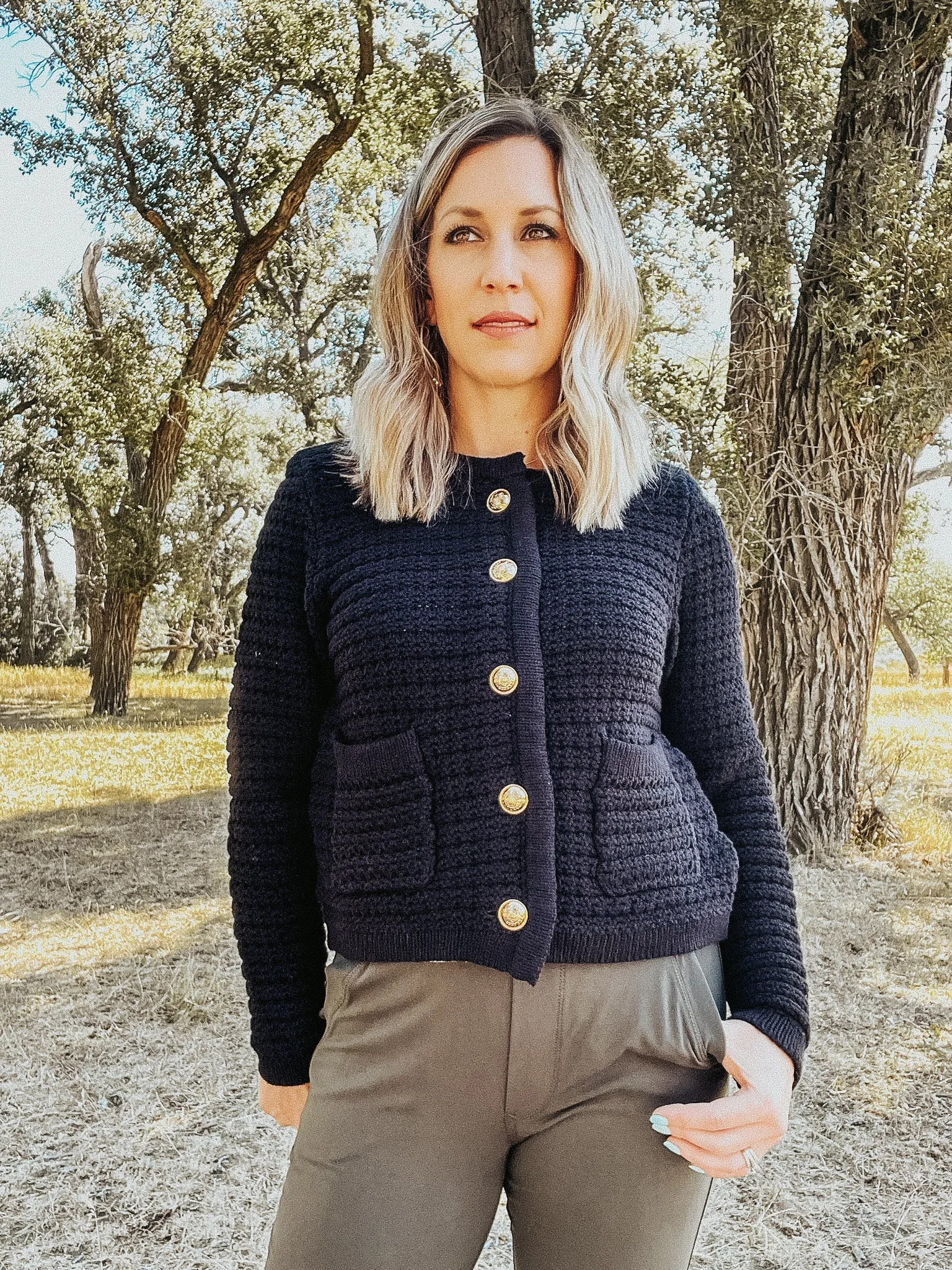 Cambria Textured Cardigan
