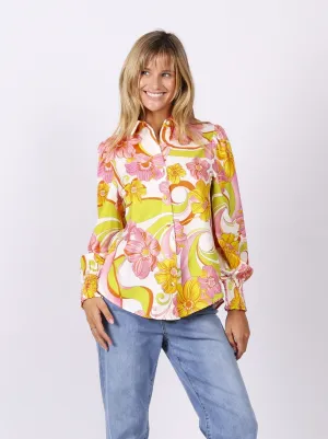 Camila Shirt - Pink Floral