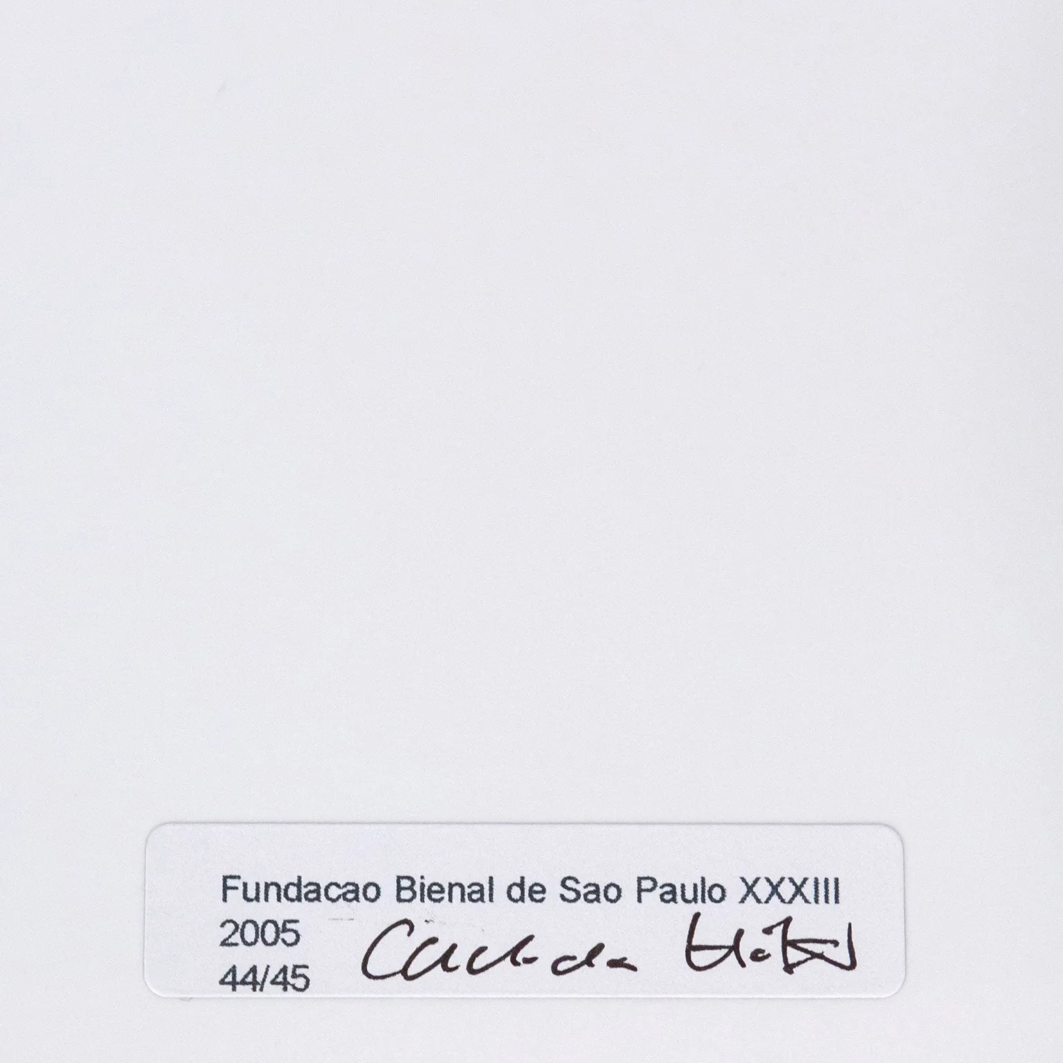 CANDIDA HÖFER "NIEMEYER BRAZIL A" 2005