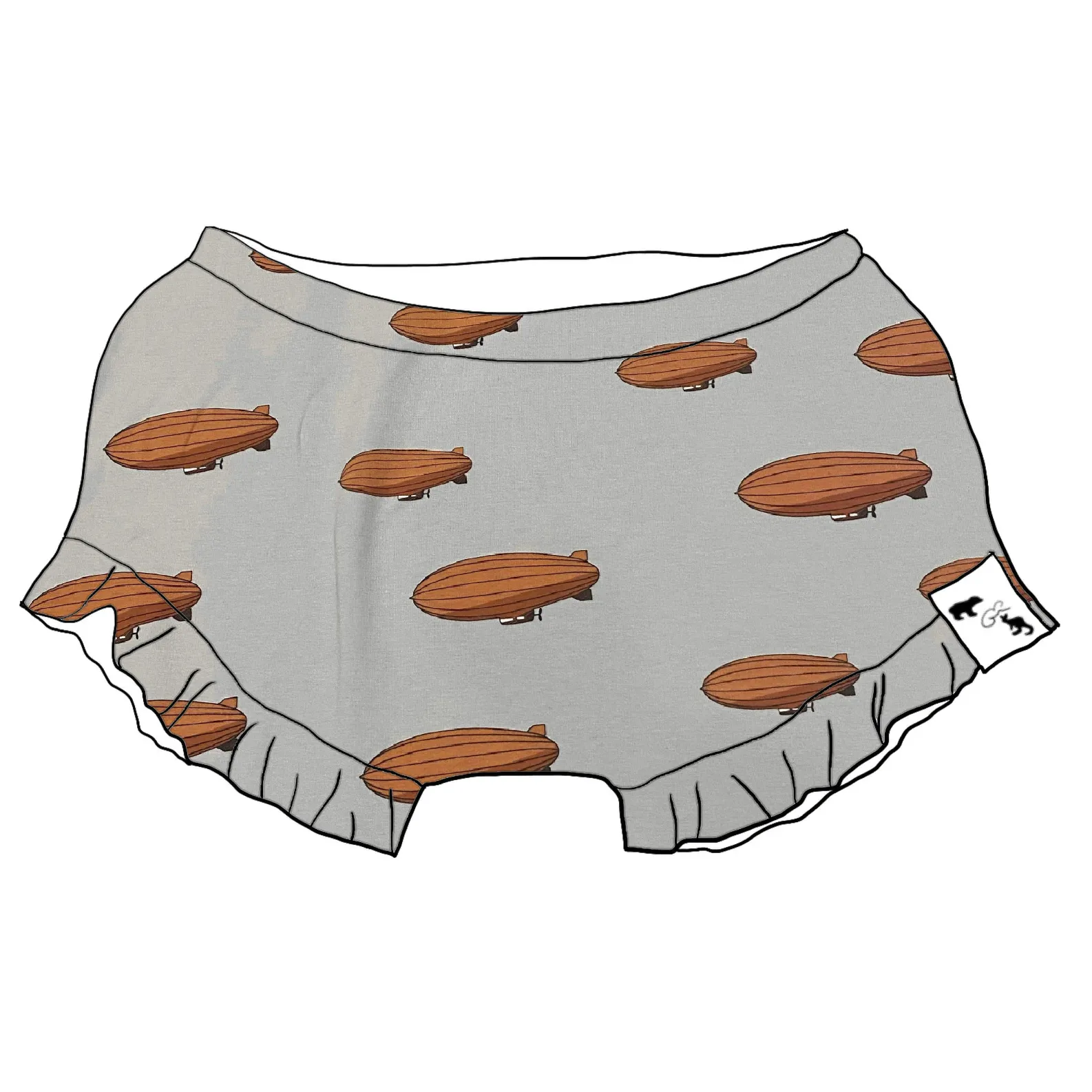 Carry Me Away FRENCH TERRY - Ruffle Shorties