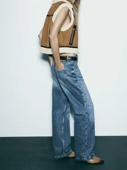Casual Slim-Fit Crop Vest