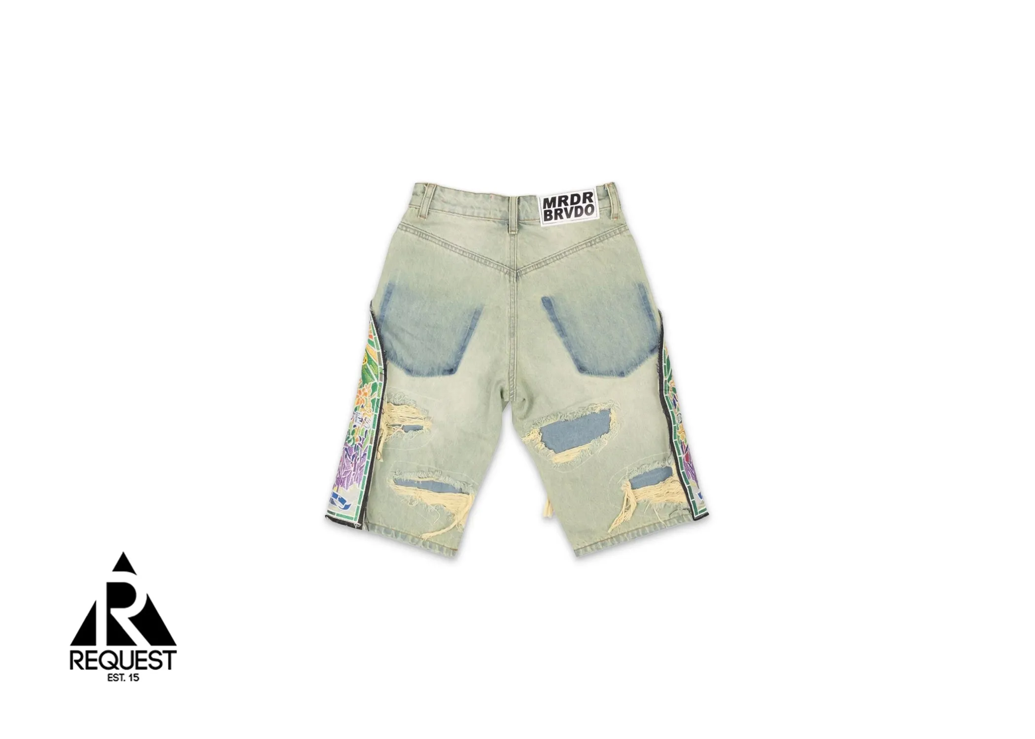 Cathedral Denim Shorts "Blue"