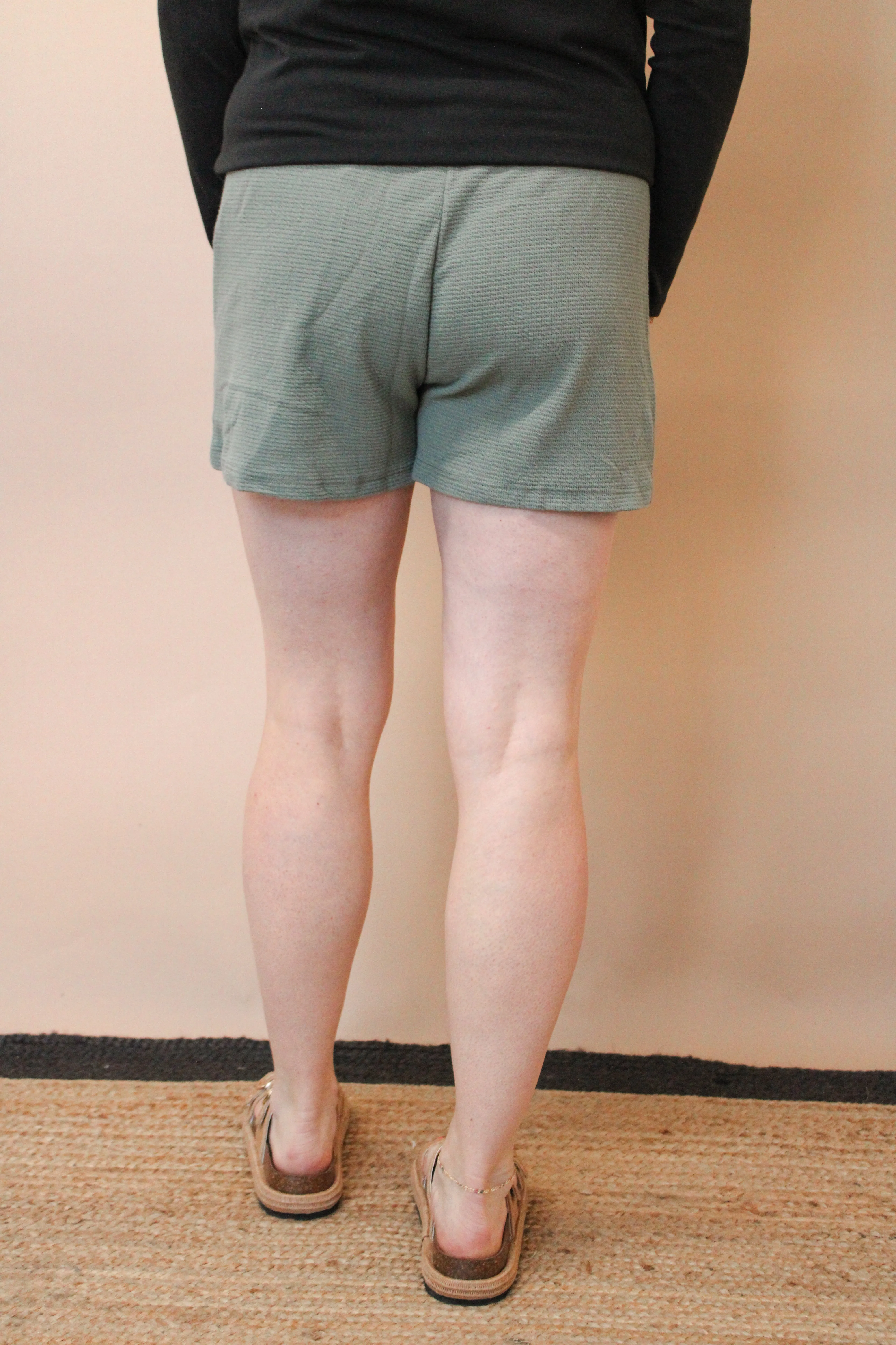 CELESTE DRAWSTRING KNIT SHORTS