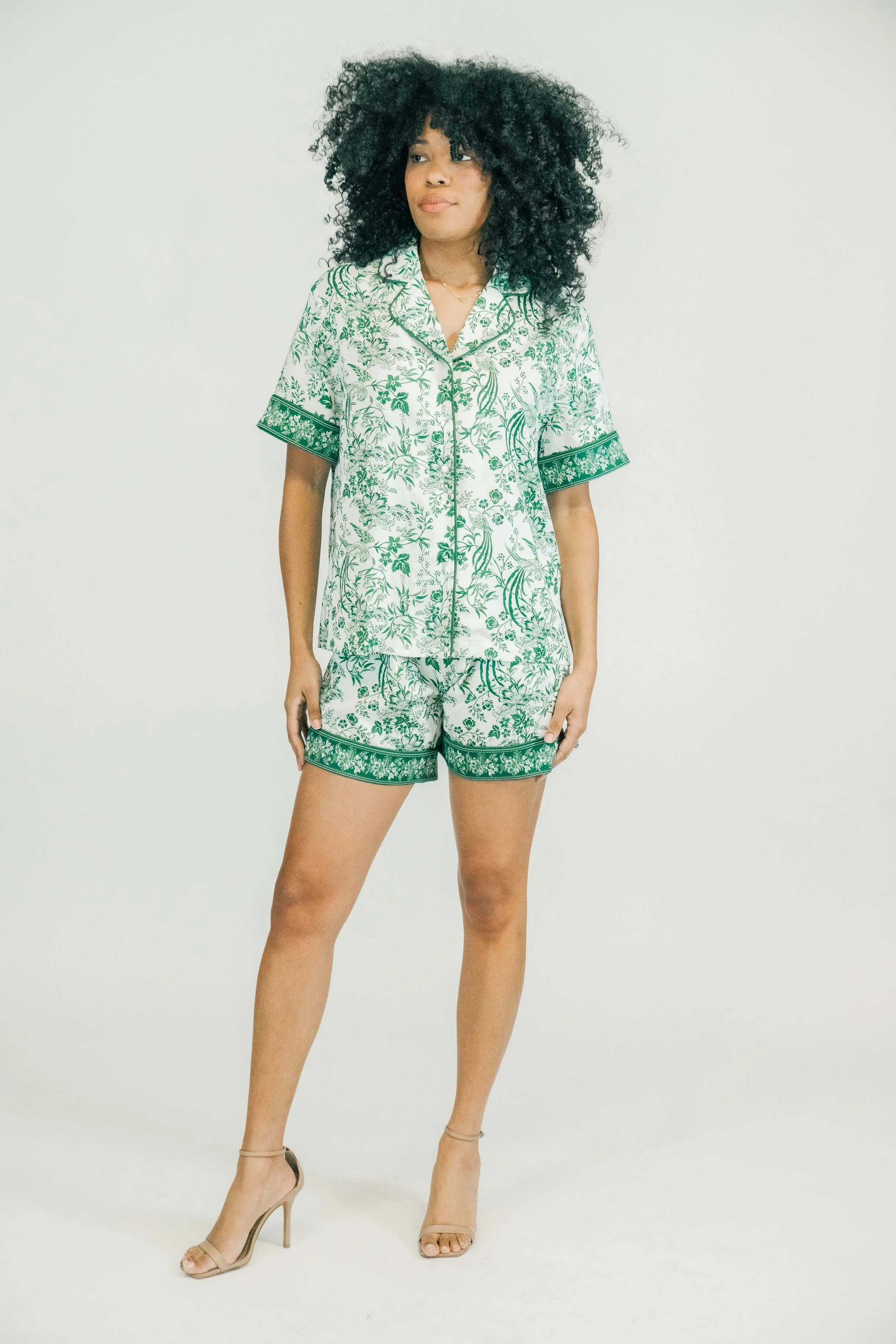 Celine Short PJ Set | Juniper