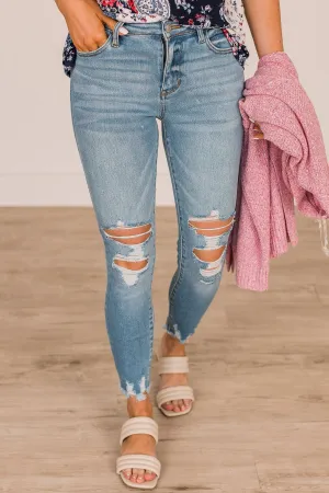 Cello High-Rise Cropped Skinny Jeans- Carla Wash