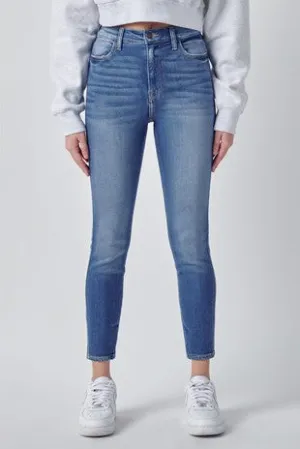 *Cello Jeans Teen's Medium Denim High Rise Skinny Cropped Jeans..