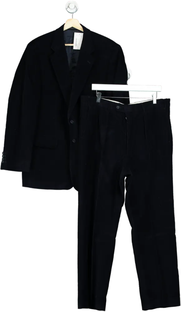 Charles Tyrwhitt Black Suit Tailored UK XL