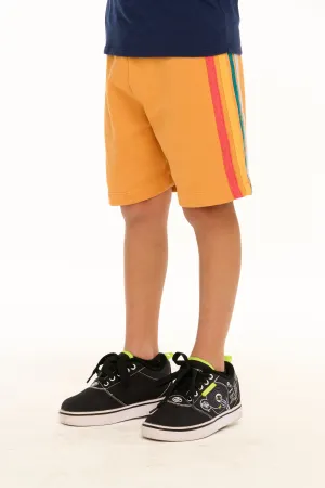 Chaser Gold Side Stripe Shorts