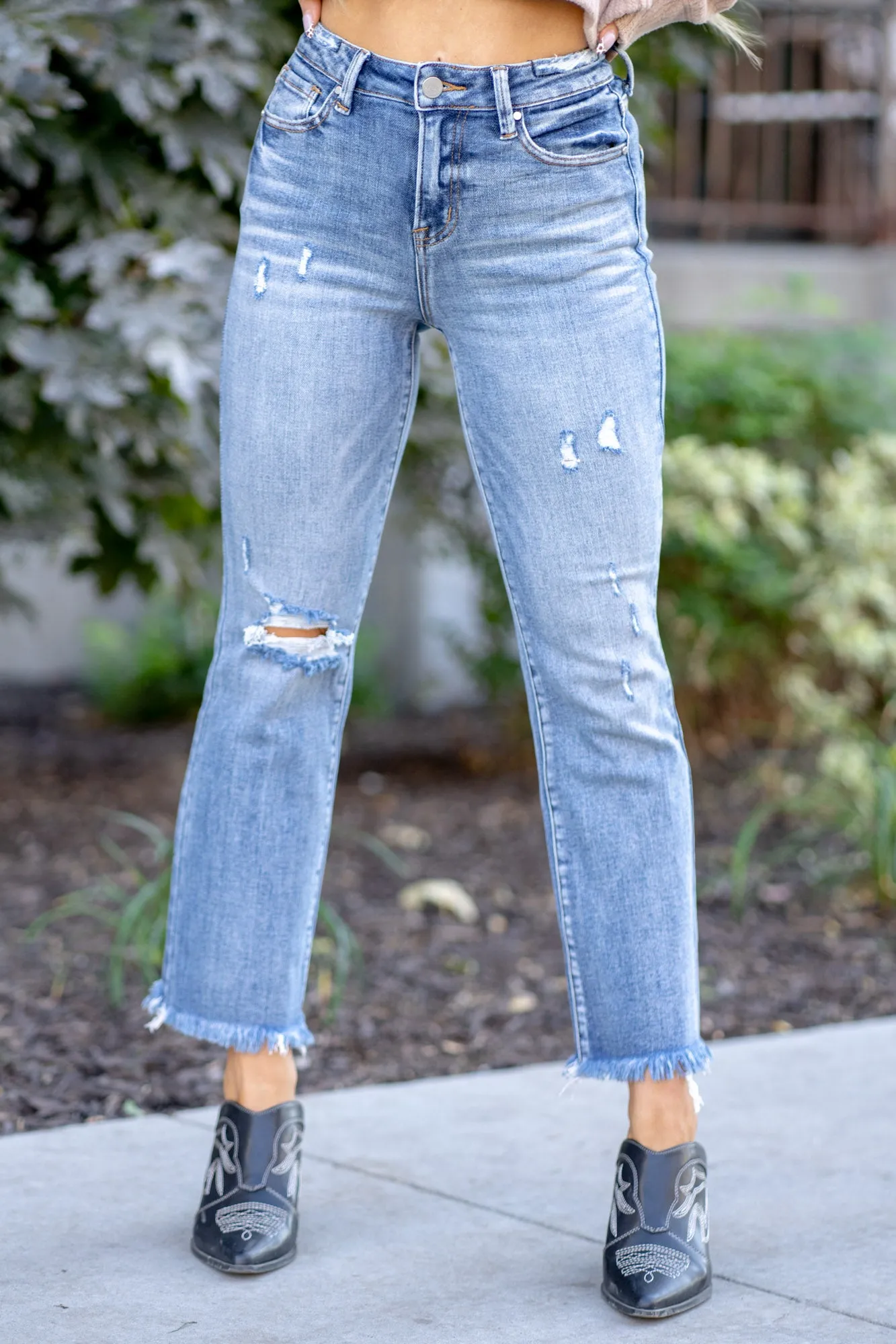 Chestnut Trail High Rise Cropped Boot Cut Regular & Plus Sizes