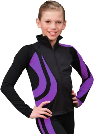 ChloeNoel Swirl Jacket - Purple