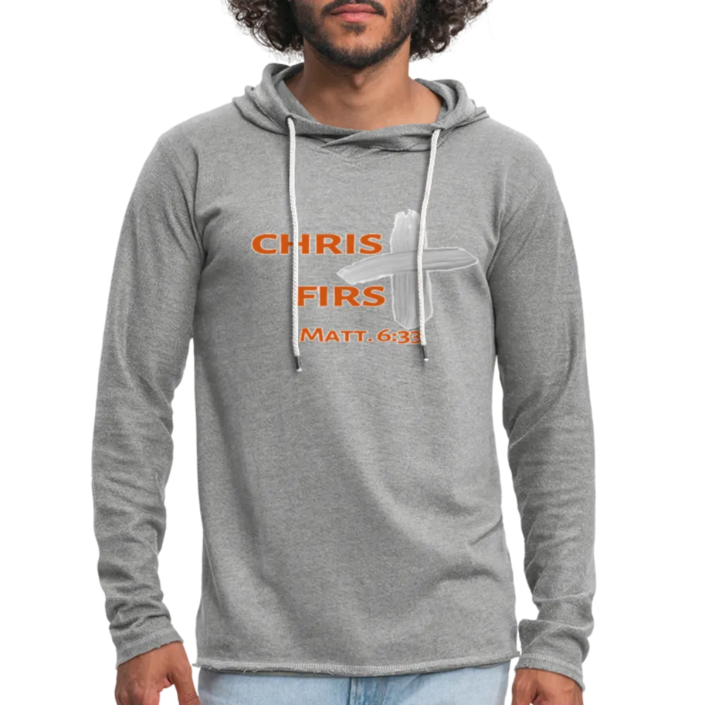 Christ First Terry Hoodie