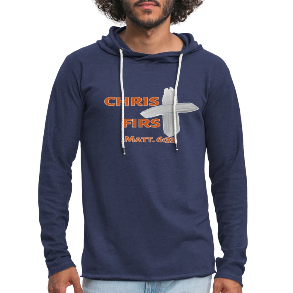 Christ First Terry Hoodie