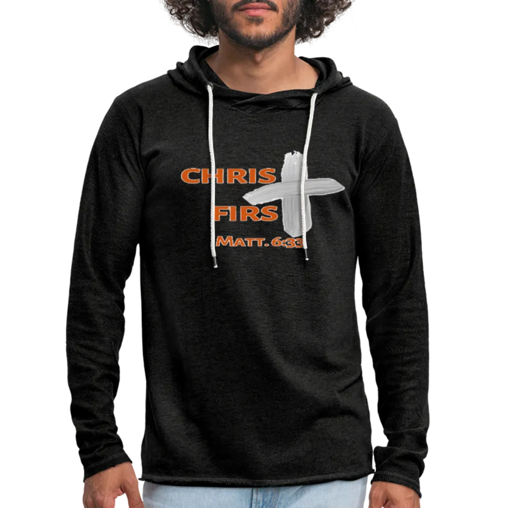 Christ First Terry Hoodie