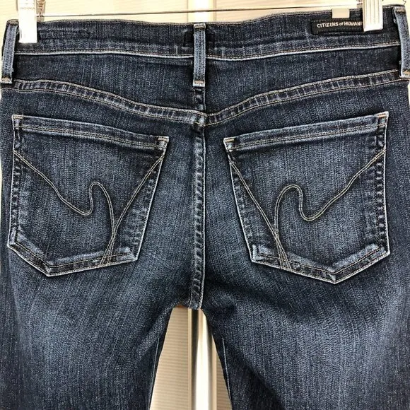 Citizens of Humanity Avedon Ultra Skinny Midrise Maternity Denim Jeans Sz 27