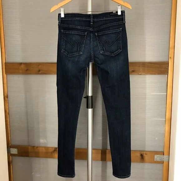 Citizens of Humanity Avedon Ultra Skinny Midrise Maternity Denim Jeans Sz 27