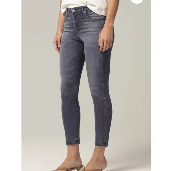Citizens of Humanity | Rocket crop | mid rise | skinny | trance (gray) | jeans