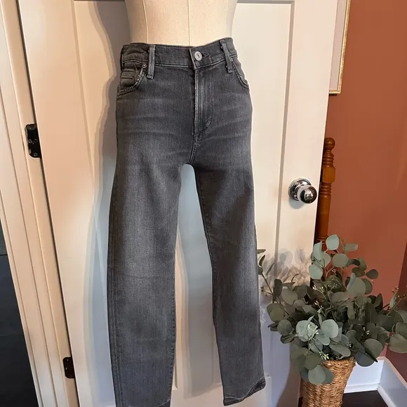 Citizens of Humanity | Rocket crop | mid rise | skinny | trance (gray) | jeans