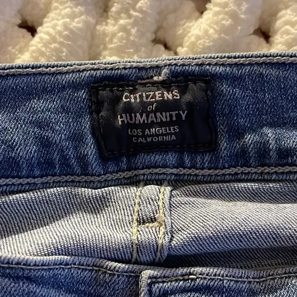 Citizen’s of Humanity size 28.Avedon ankle skinny jeans. Distressed. Stretch,EUC