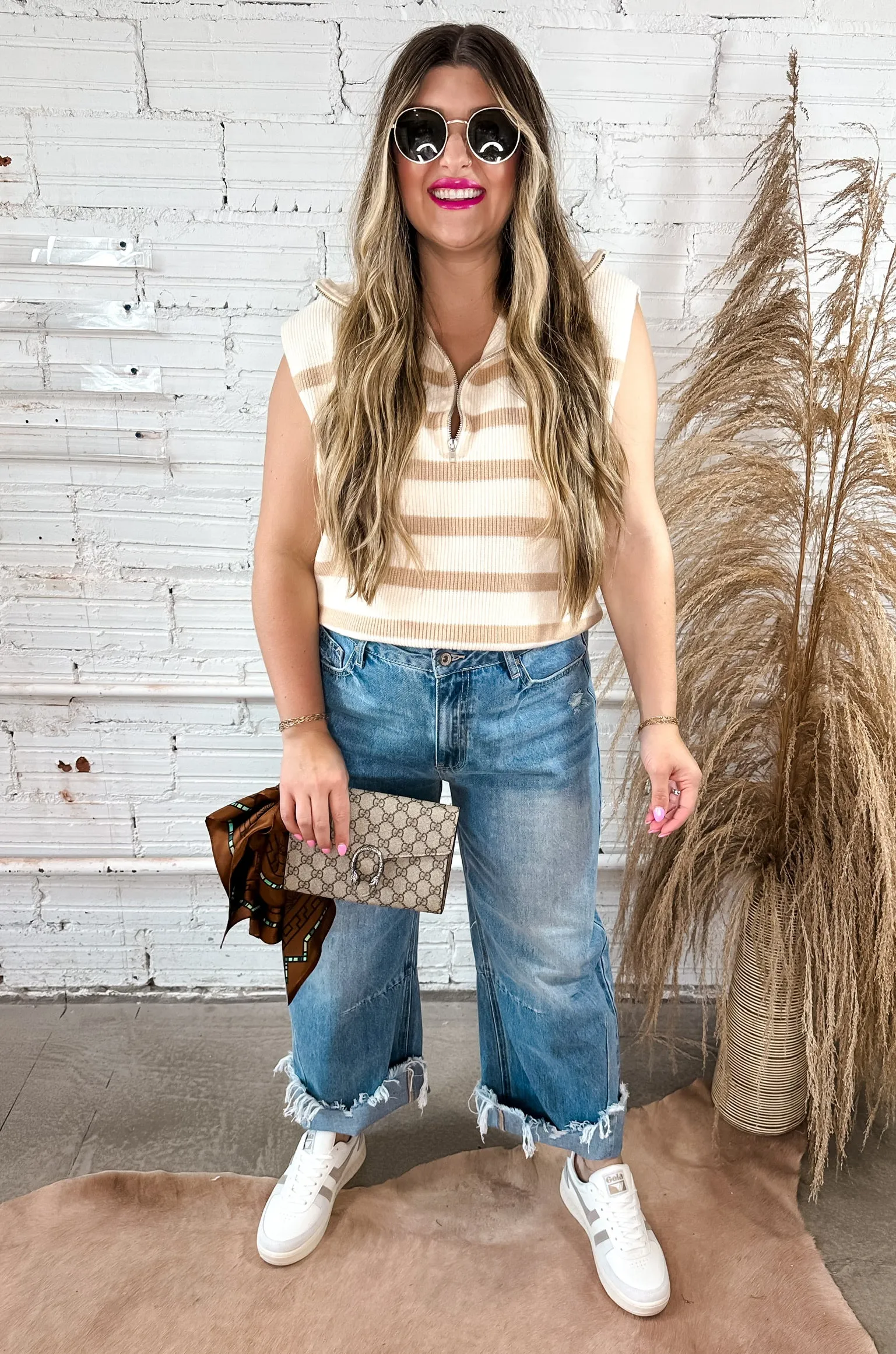 City Wide Barrel Jeans - Medium Wash