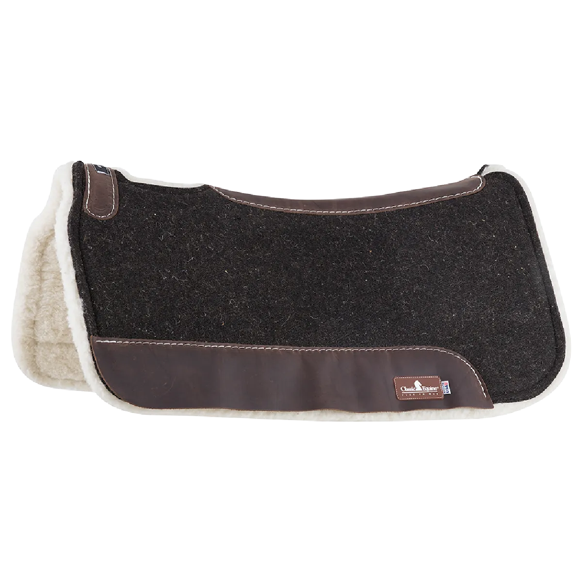 Classic Equine ESP Felt Saddle Pad w/ Fleece Bottom