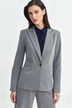 Classic Lapel Fitted Blazer
