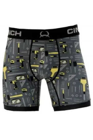 CLMXY6002025 Cinch Men's 6" Boxers "Tools"
