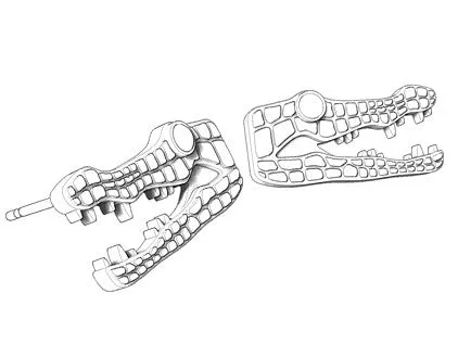 Crocodile Earrings