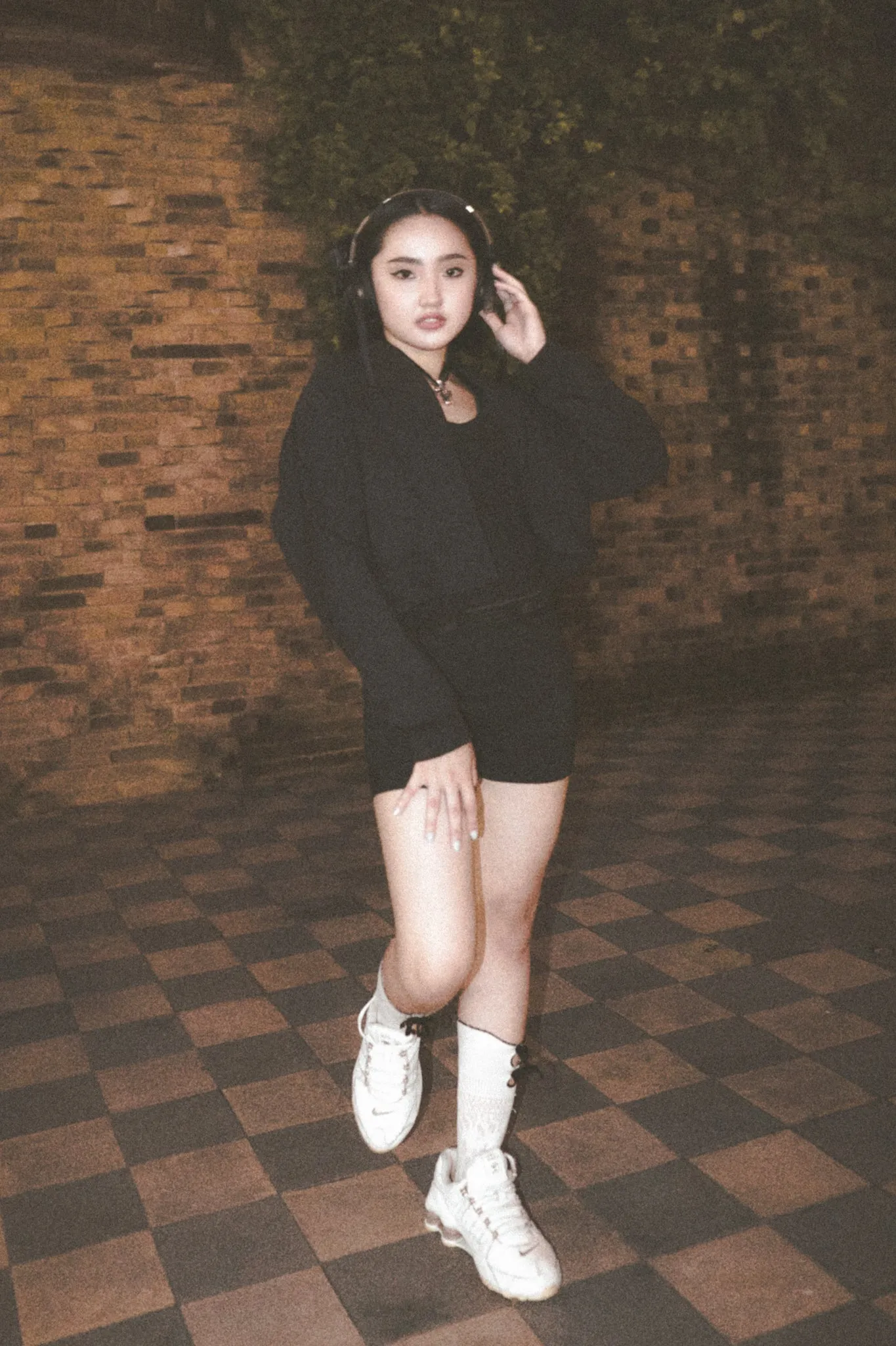 CROPPED STEALTH BOMBER JACKET