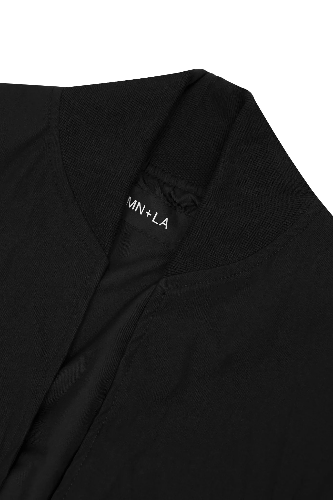 CROPPED STEALTH BOMBER JACKET