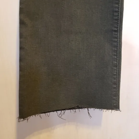 Current / Elliott The Kick Jean in Forest Night with Cut Hem - Size 26
