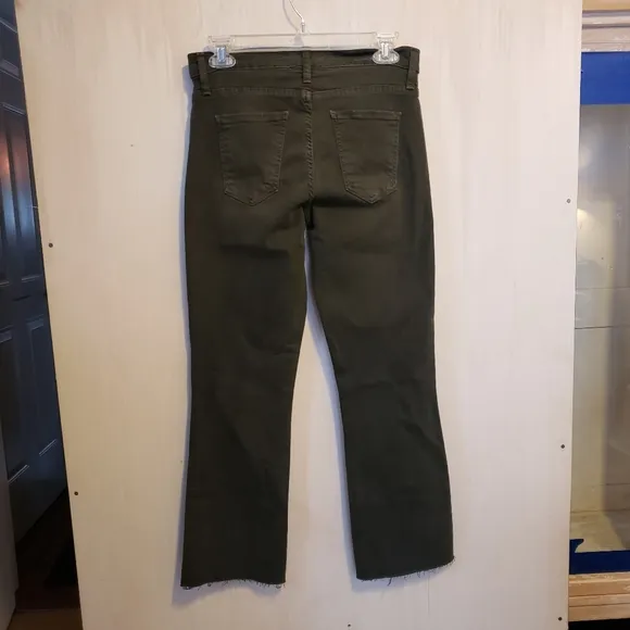 Current / Elliott The Kick Jean in Forest Night with Cut Hem - Size 26