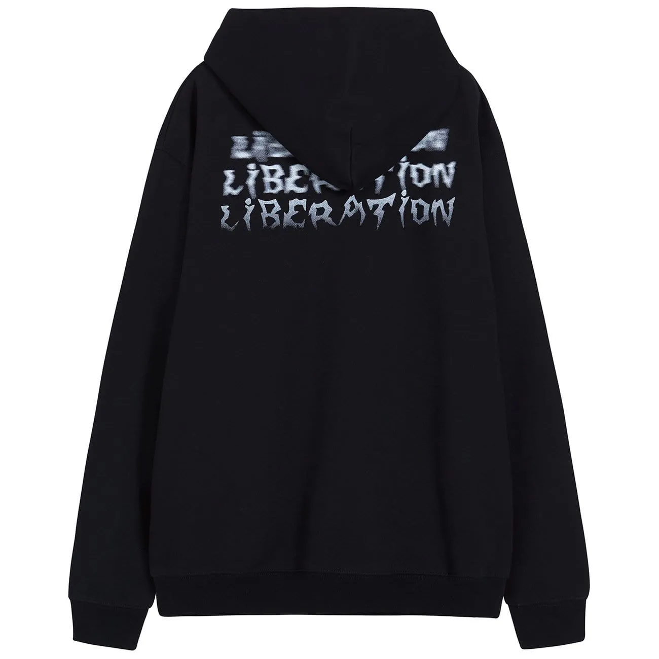 Dark Ghost Fleece Zip Up Hoodie