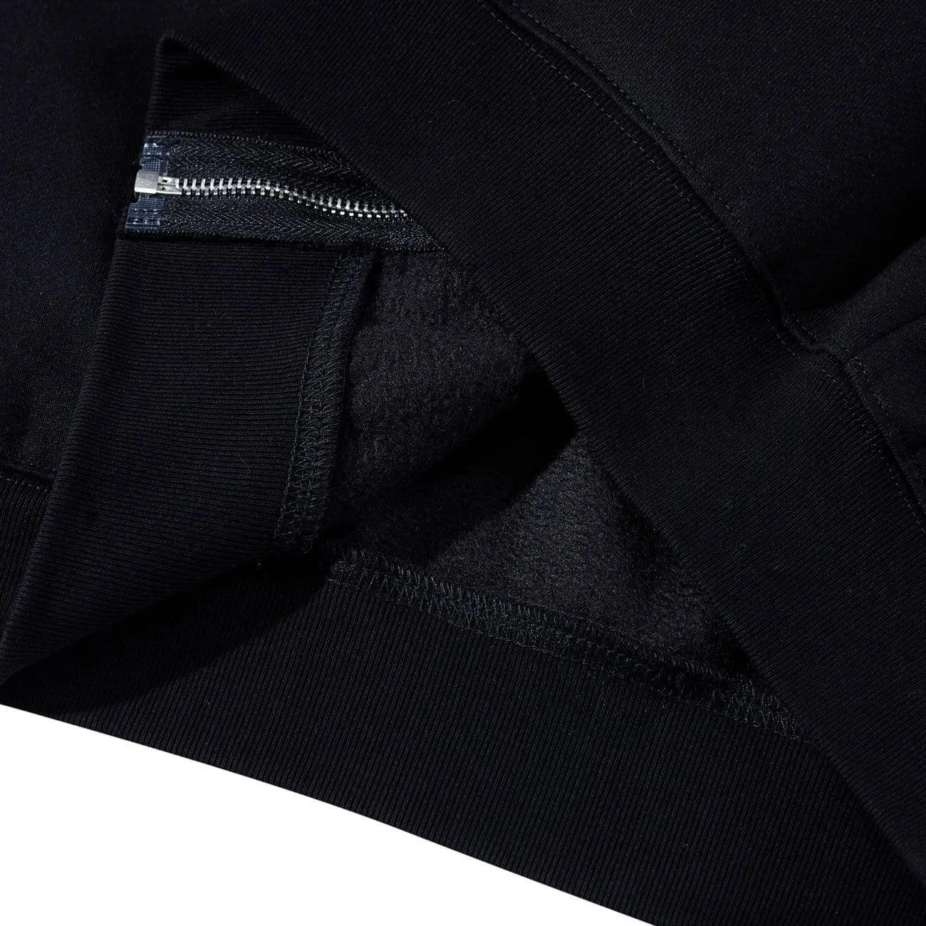Dark Ghost Fleece Zip Up Hoodie