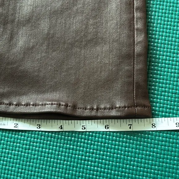 DAZE coated malbec jeans