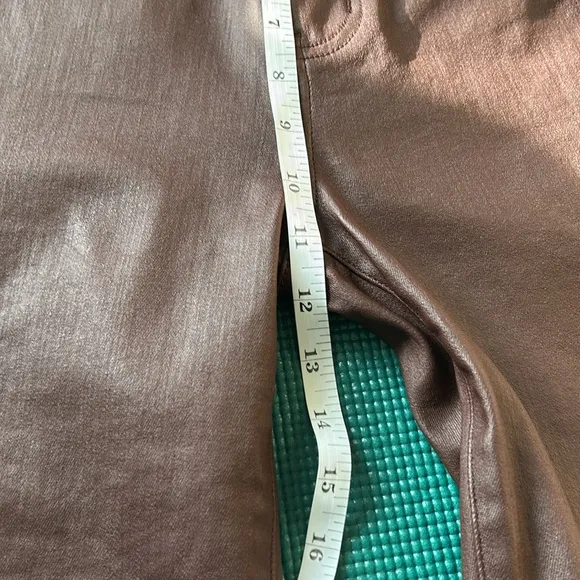 DAZE coated malbec jeans