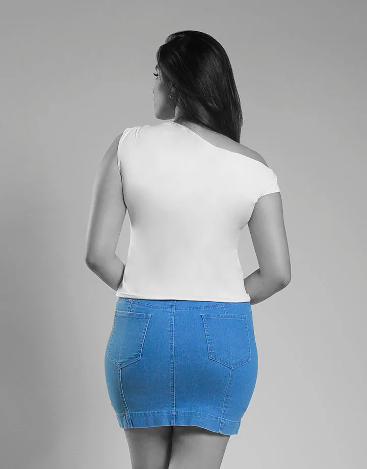 Denim Mini Skirt