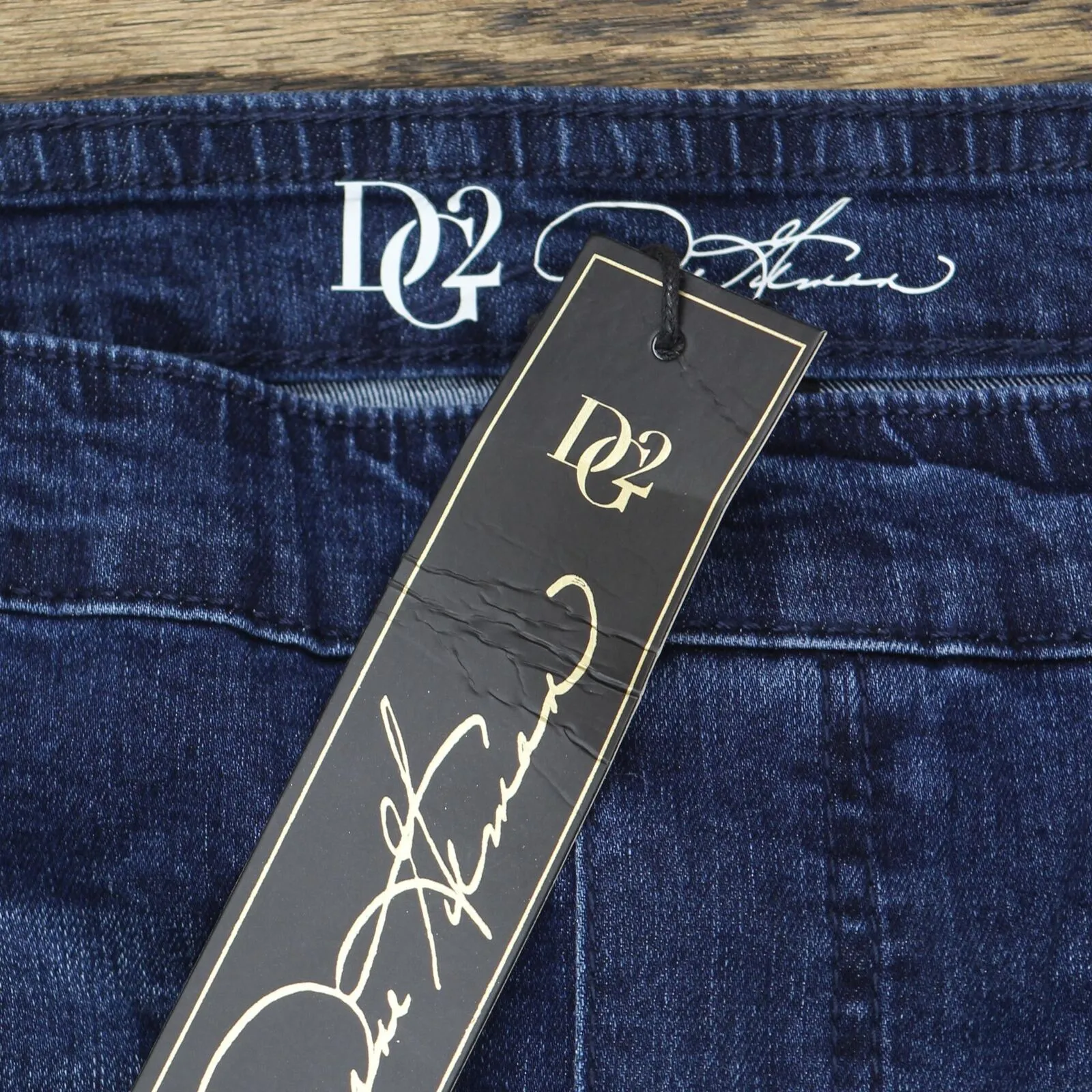 DG2 Womens Cropped Stretch Twill Cargo Jegging 668088 Indigo Blue L