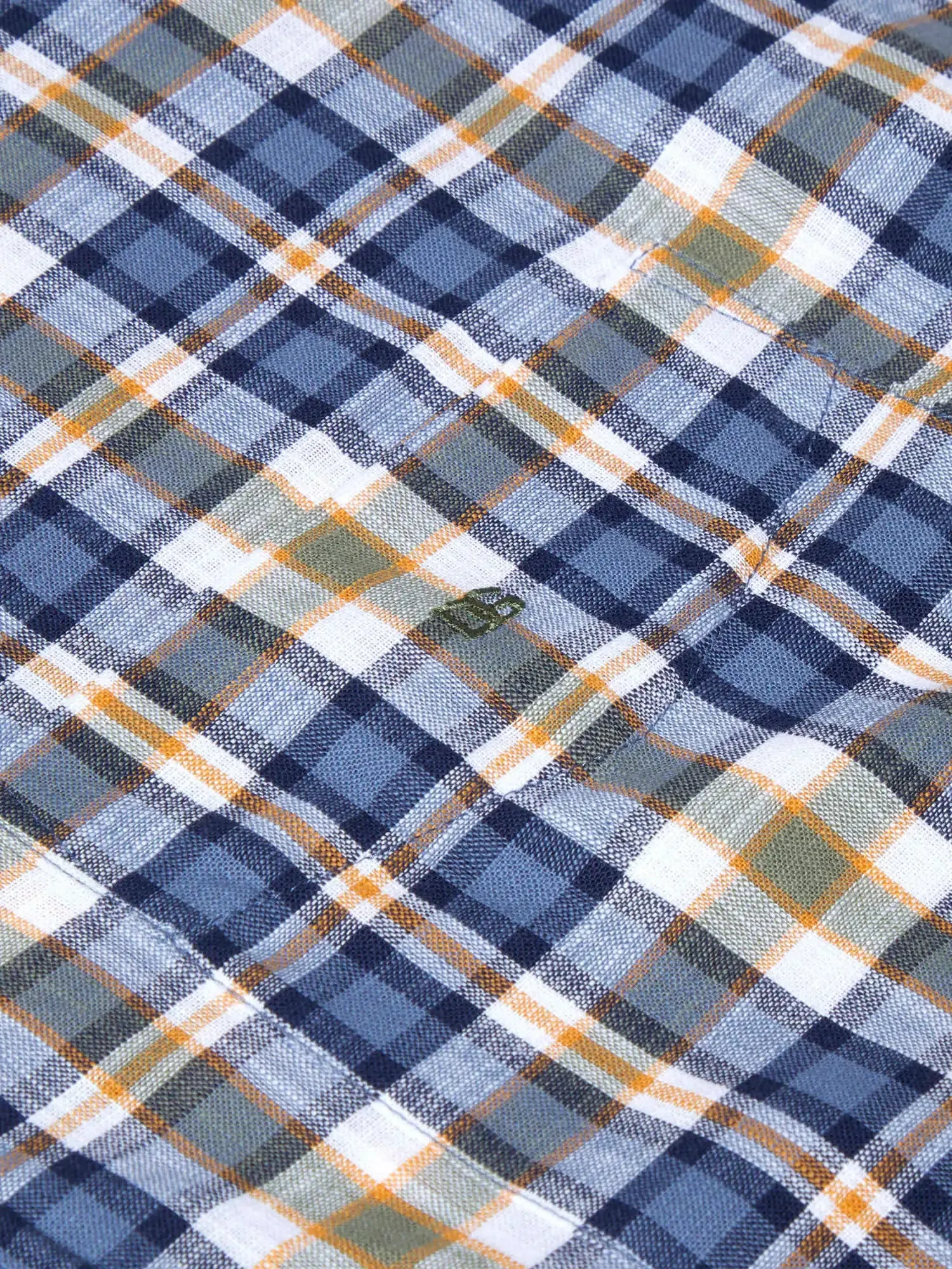 DG's Drifter Short Sleeve Check Shirt Blue/Green