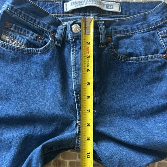 Diesel Industry Jeans straight cropped leg, Sz 27