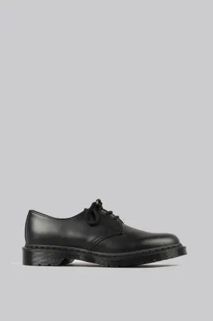 DR MARTENS 1461 MONO BLACK SMOOTH