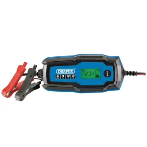 Draper 6V/12V Smart Charger and Battery Maintainer 4A