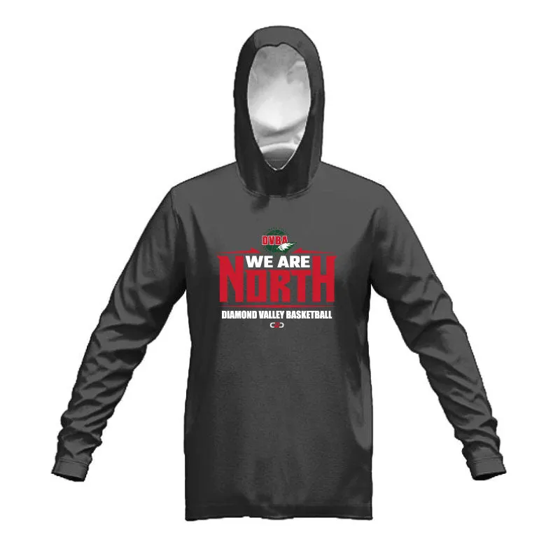 DVBA We Are North Fleece Hoodie Dark Marle Grey (private)