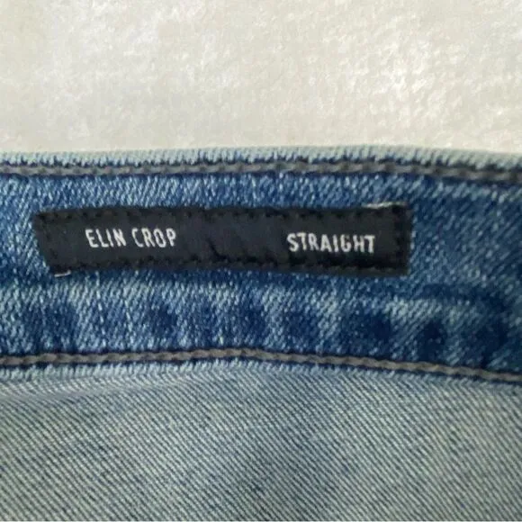 EDWIN ANTHROPOLOGIE ELIN CROPPED DENIM  JEANS NWT