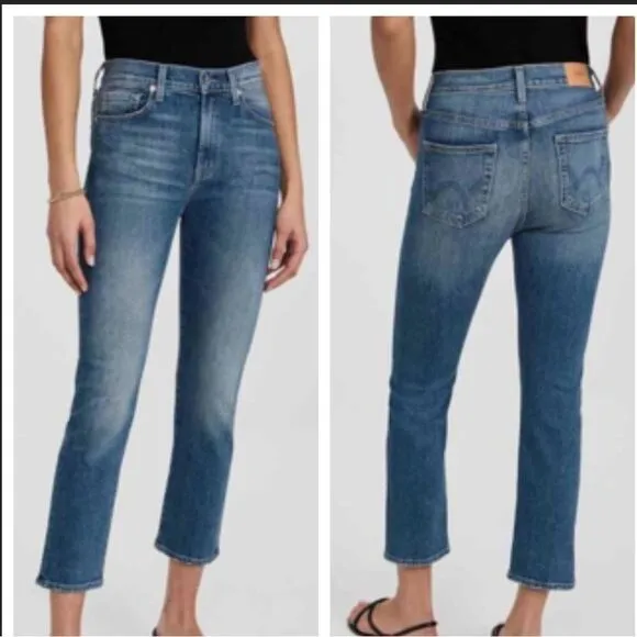 EDWIN ANTHROPOLOGIE ELIN CROPPED DENIM  JEANS NWT